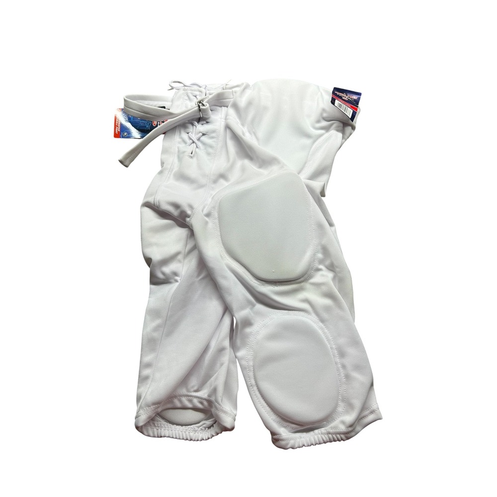Rawlings Integrated Football Pants White Adult Large Padded Pants FPPI-W-90 NEW